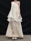 Mutedance 25 Spring/Summer Printed Skirt MD-MD25SS134-SAND(MD25SS131)
